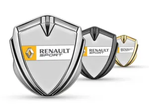 Renault Silicone Emblem Badge Customizable Force Style